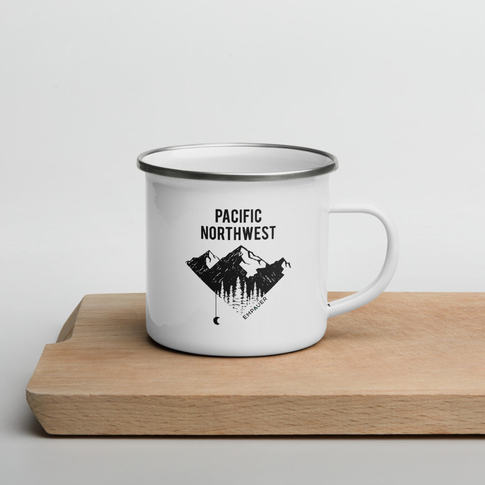 "Pacific Northwest" Enamel Mug