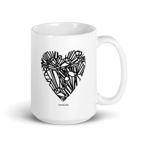 "Crystal Heart" Coffee Mug