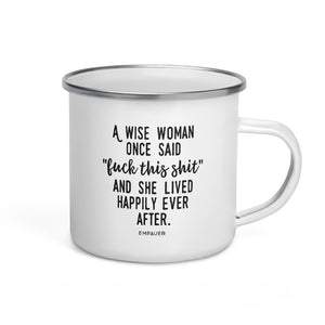 "Happily Ever After" Enamel Mug