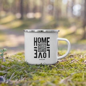 "Home Love, West Coast" Enamel Mug