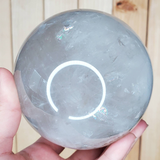 Large Dendritic Clear Quartz Sphere