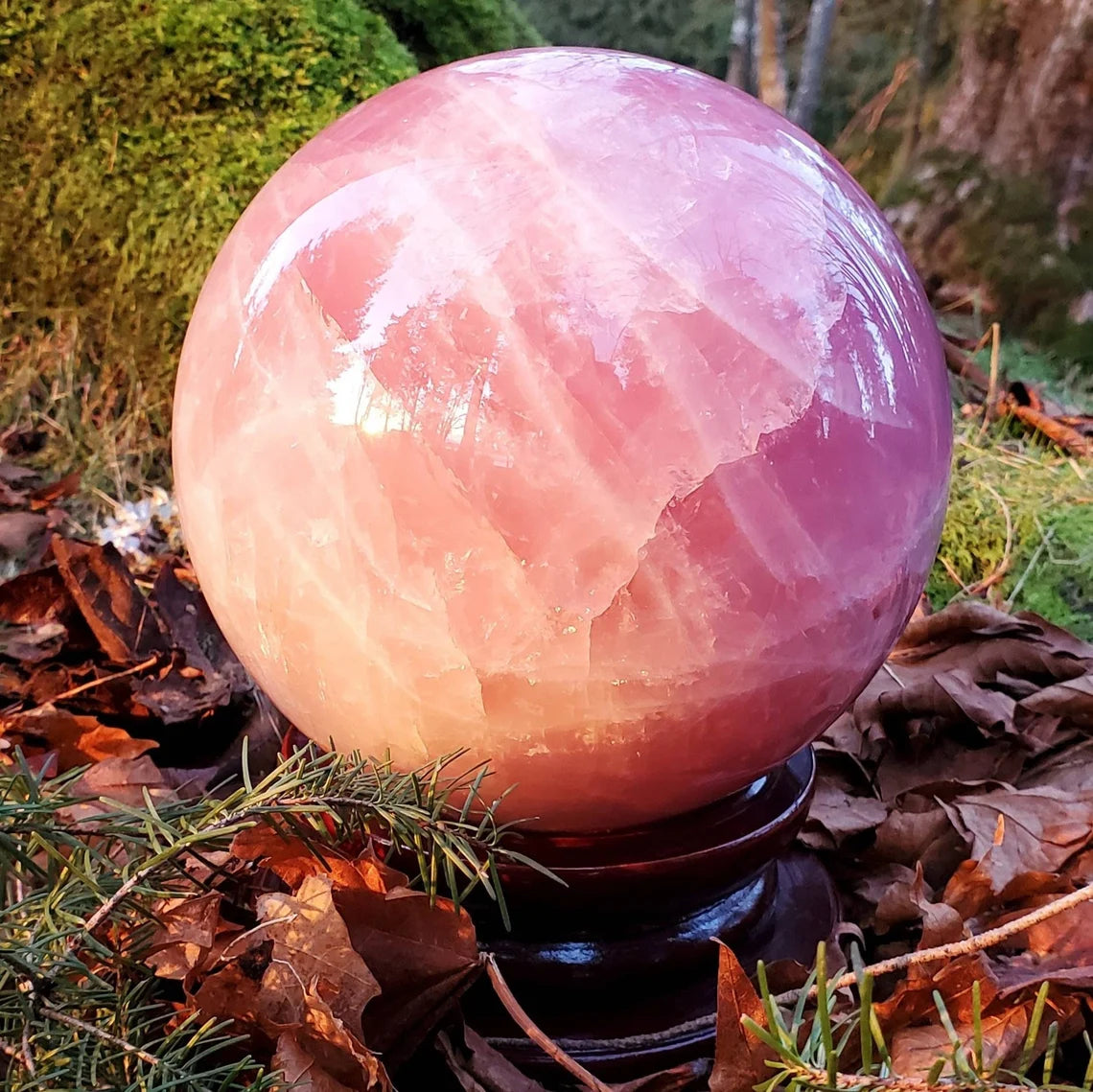 Rose quartz outlet ball